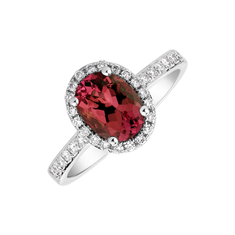 Prsteň s rubínom a diamantmi Sintharia