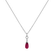 Přívěsok s turmalinom a diamantmi Drop Moment2
