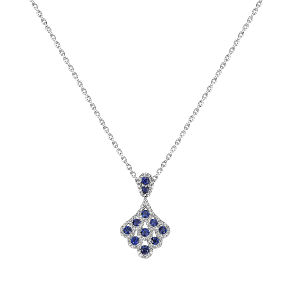 Prívesok so zafírmi a diamantmi Midnight Sky