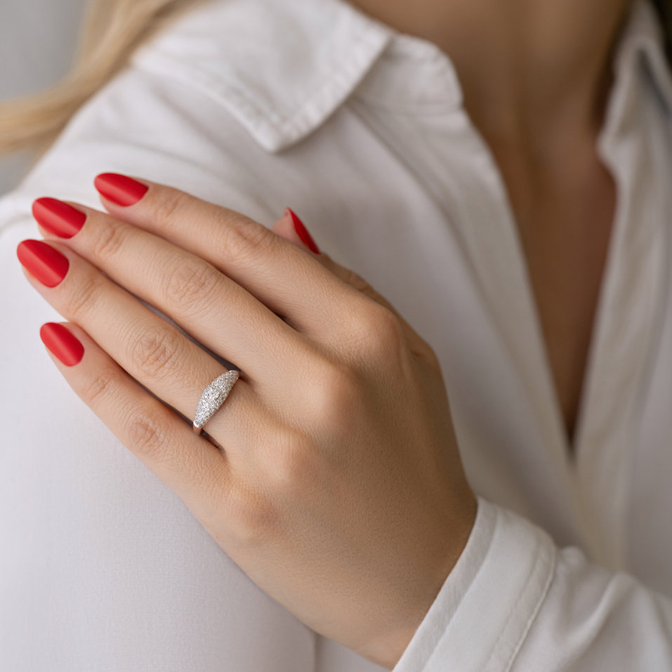 Prsteň s diamantmi Proud Wish