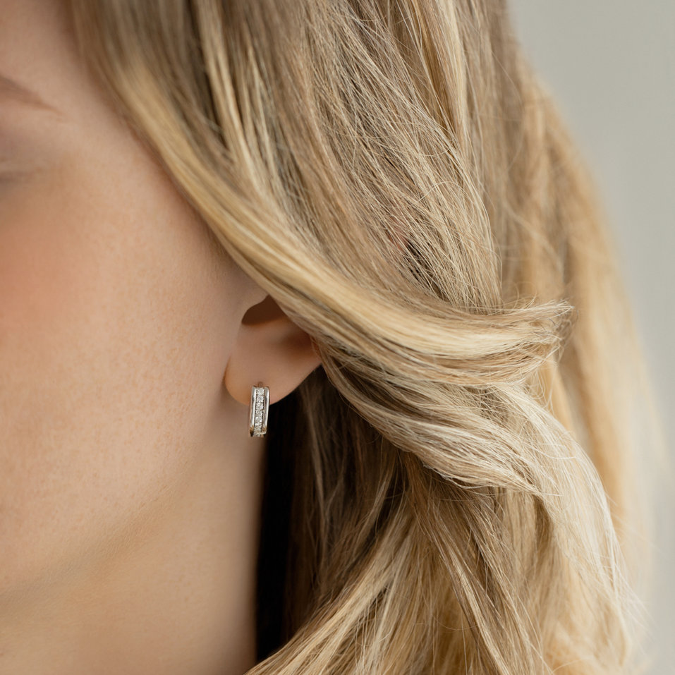 Náušnice s diamantmi Alford