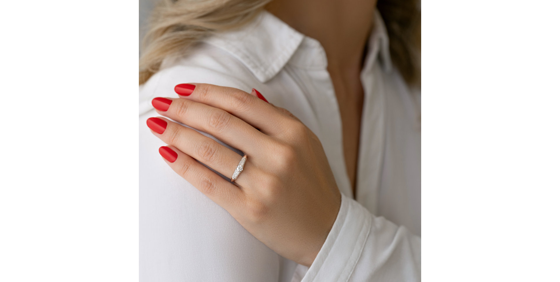 Prsteň s diamantmi Patrice