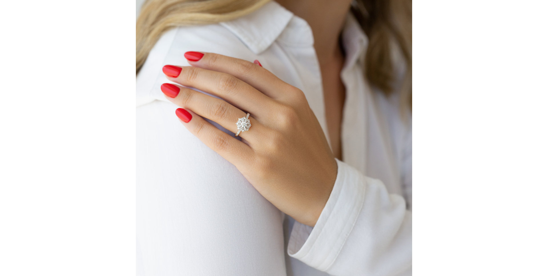 Prsteň s diamantmi Maryam