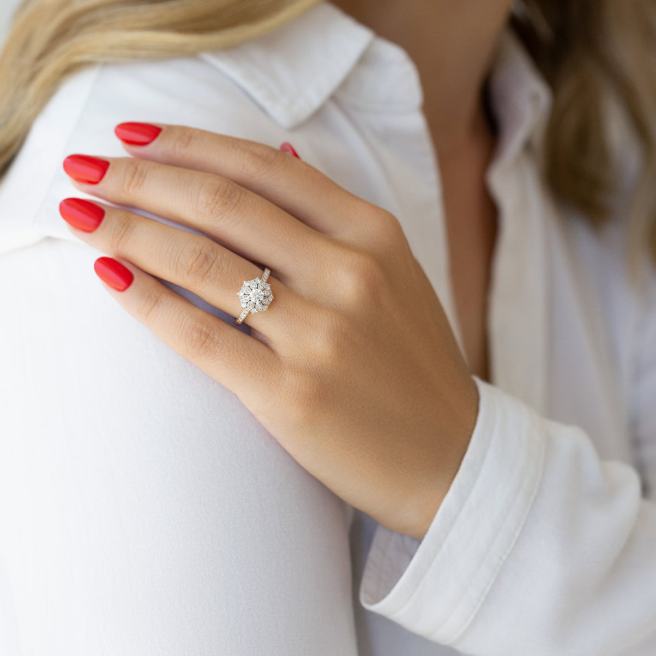 Prsteň s diamantmi Maryam
