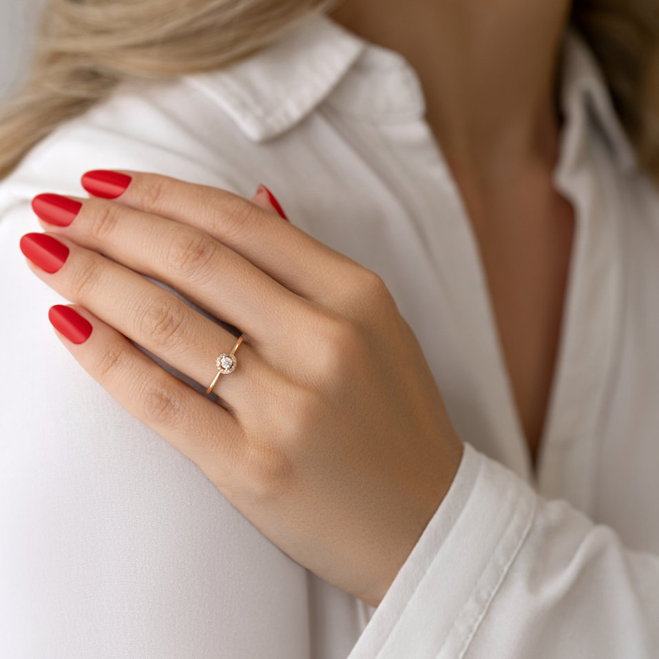 Prsteň s diamantmi Summer Sunrise