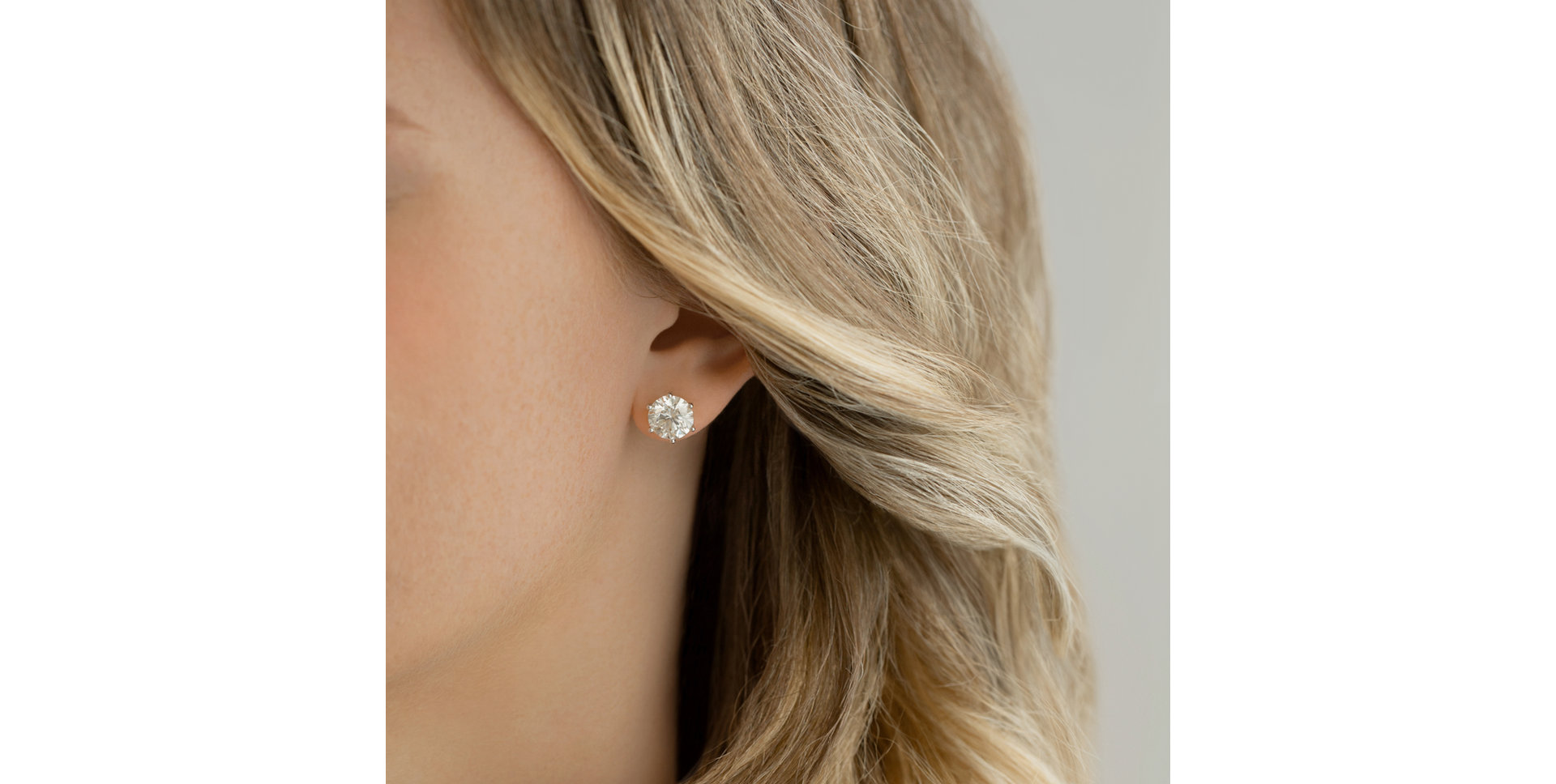 Náušnice s diamantom Vesper Romance