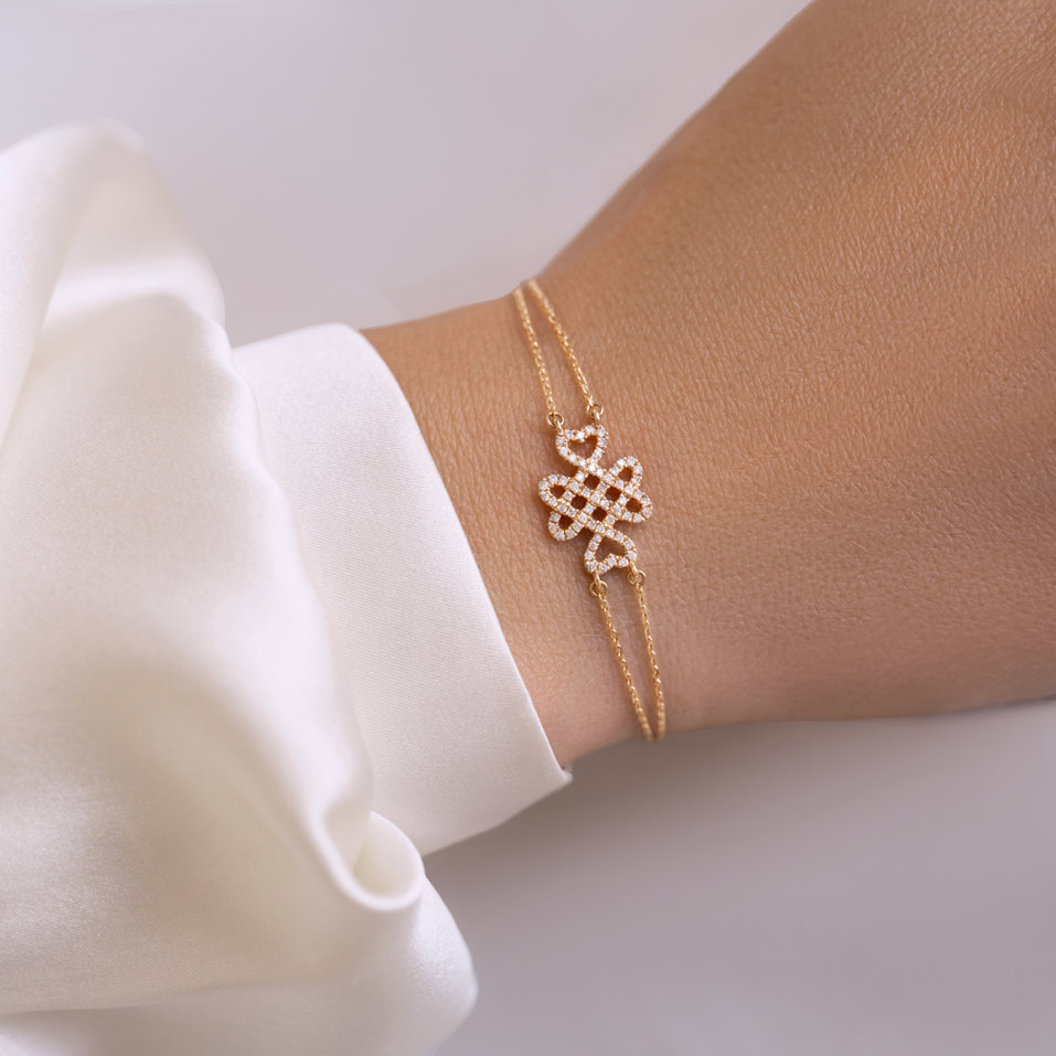 Náramok s diamantmi Heart Affair