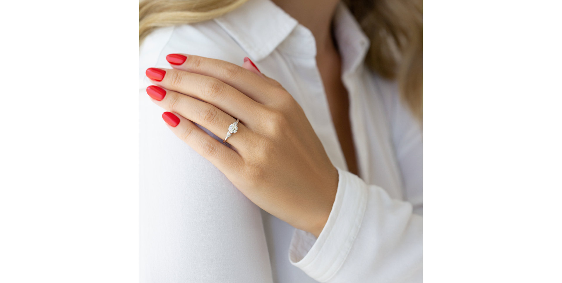 Prsteň s diamantmi Magic Gentility