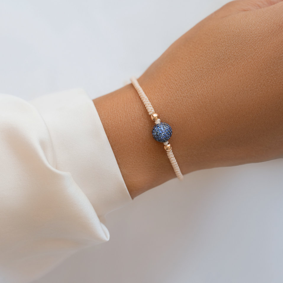 Náramok so zafírmi Shamballa