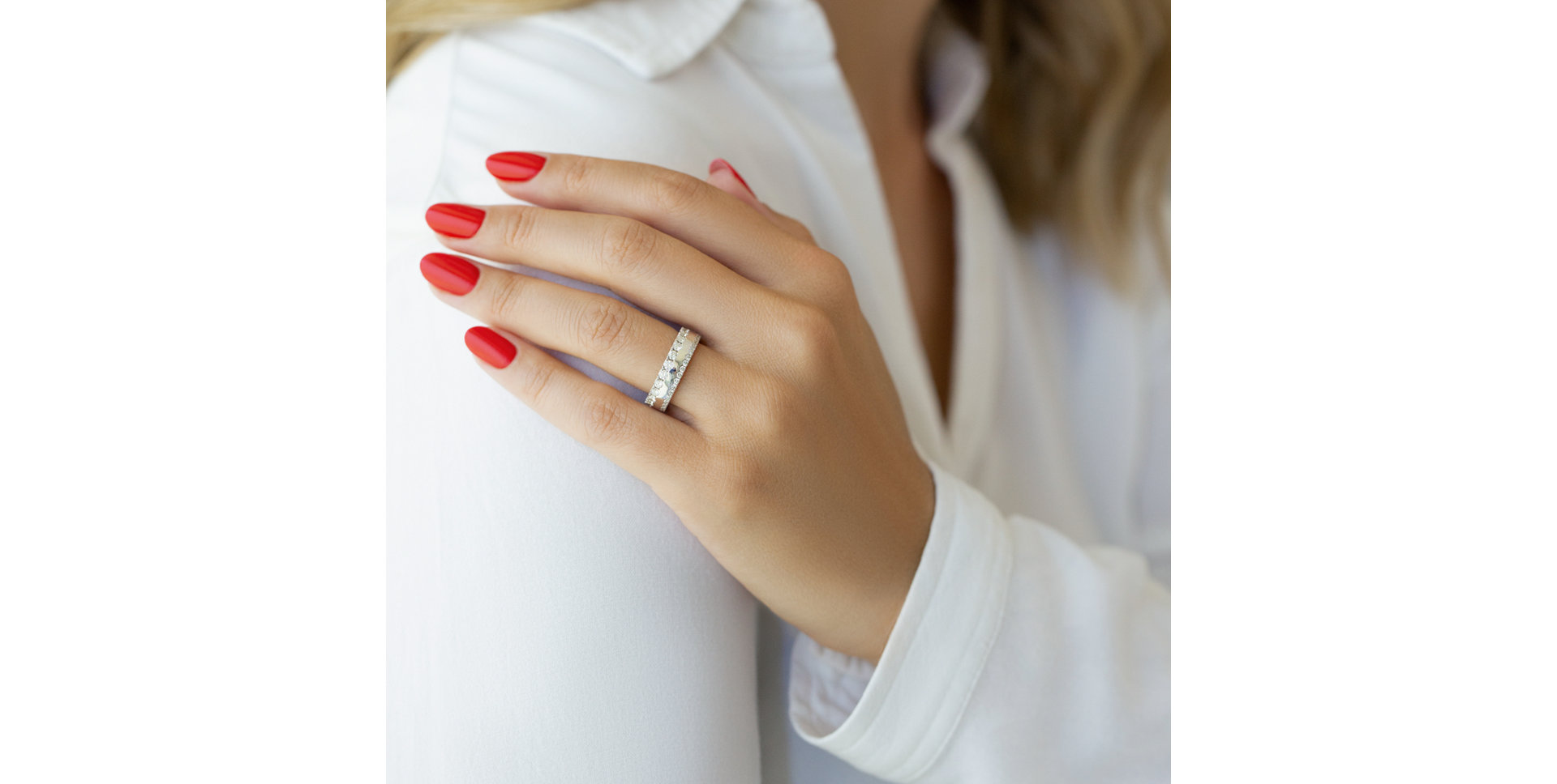 Prsteň s diamantmi Endless Glow