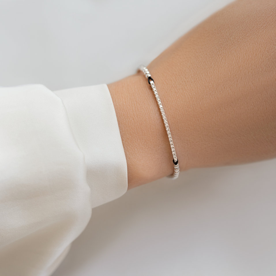 Náramok s diamantmi Shamballa