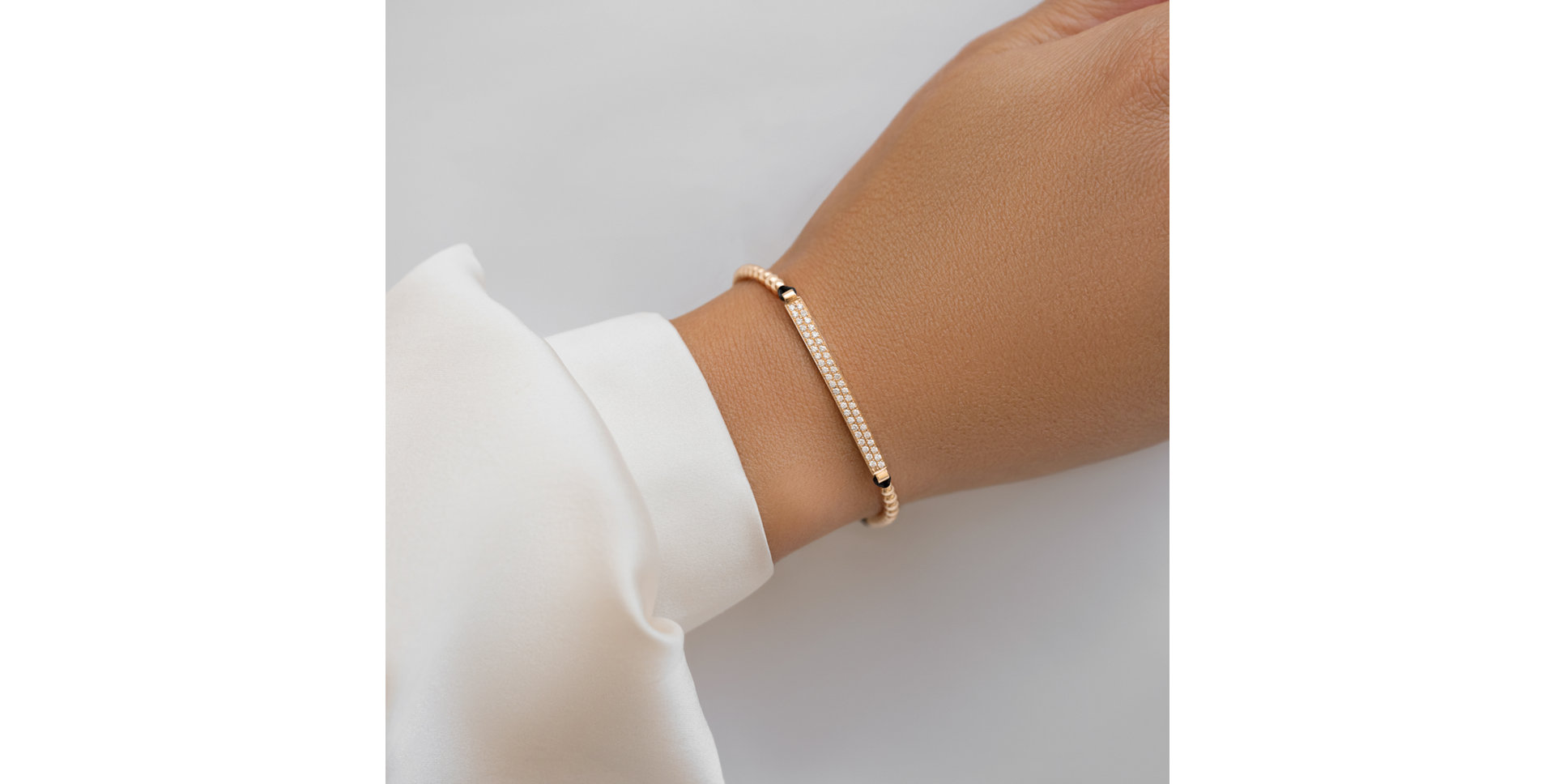 Náramok s diamantmi Shamballa