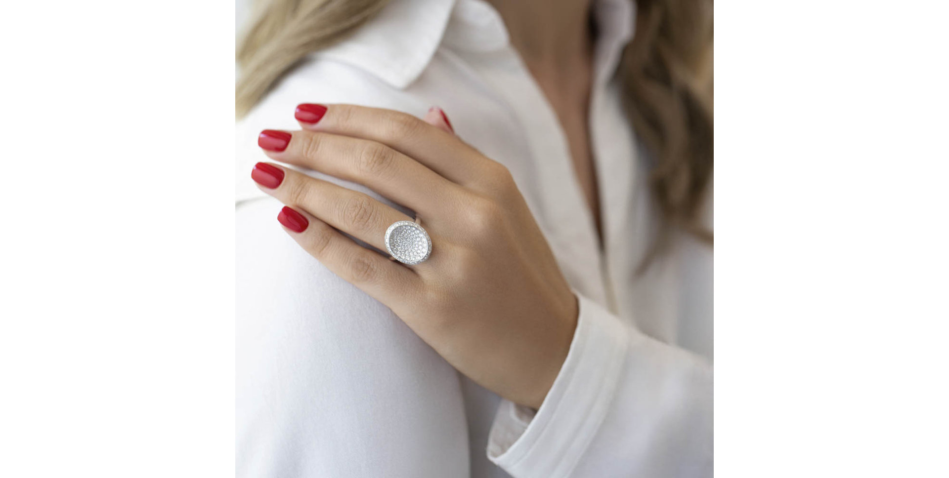 Prsteň s diamantmi Stellar Night