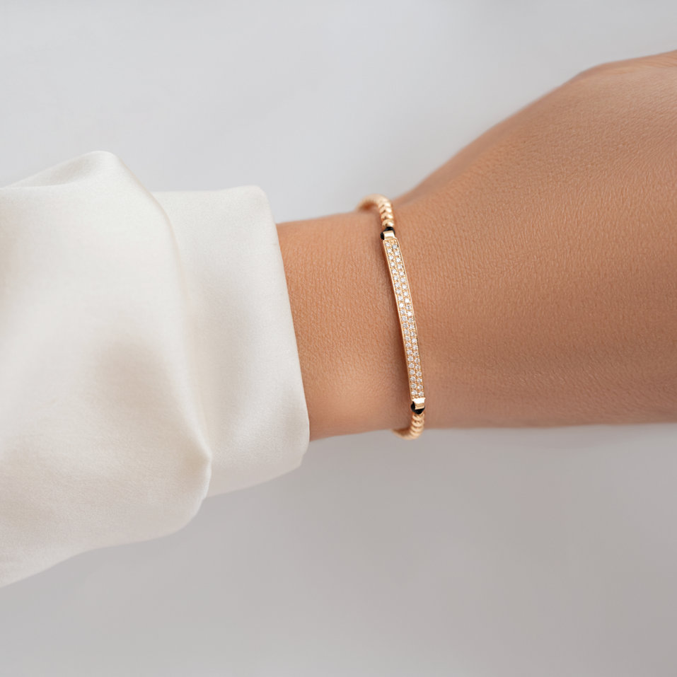 Náramok s diamantmi Shamballa