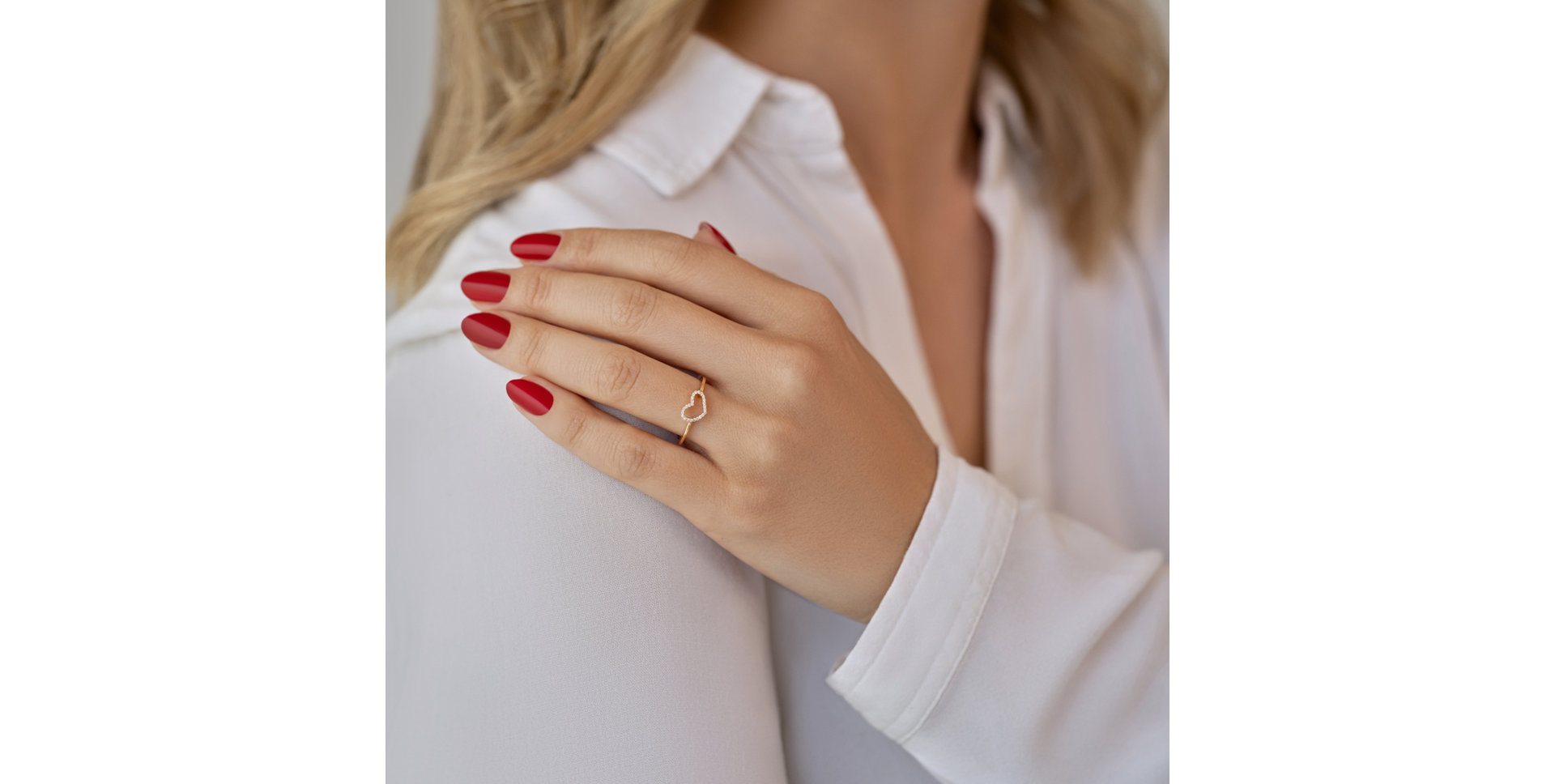 Prsteň s diamantmi Heart of Infatuation