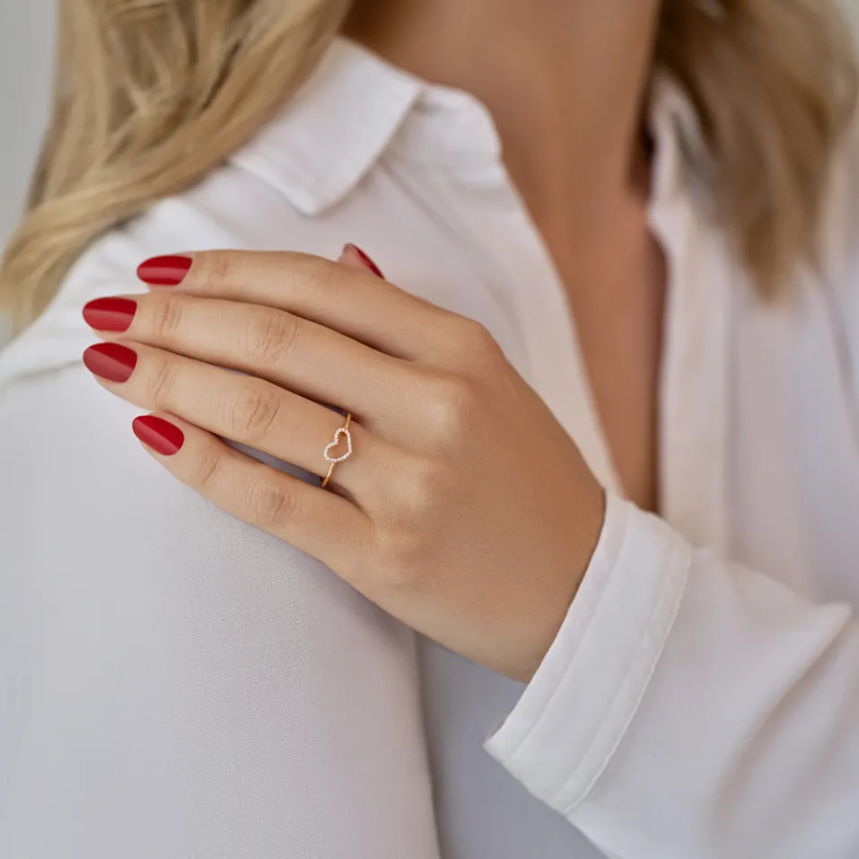 Prsteň s diamantmi Heart of Infatuation