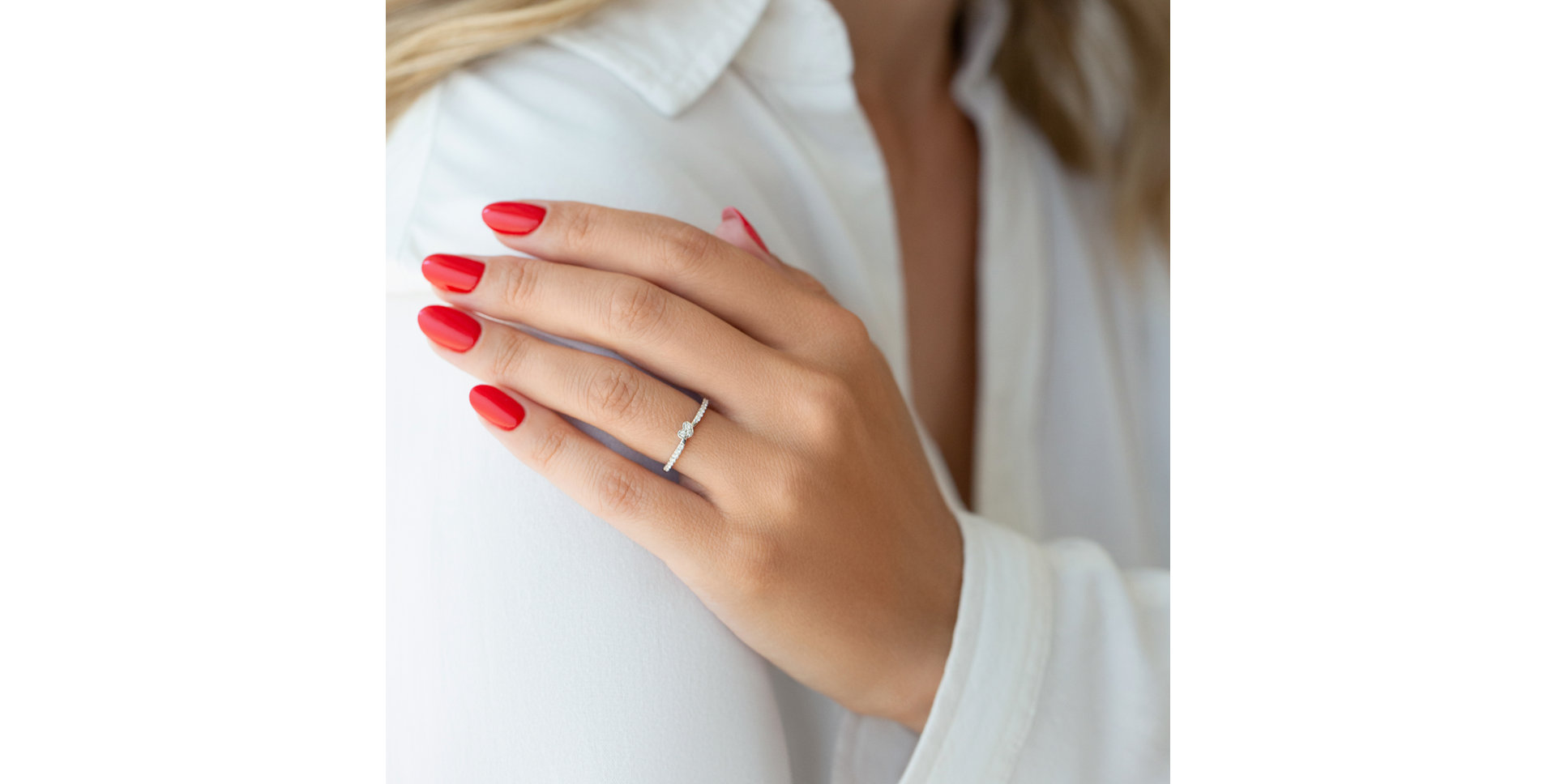 Prsteň s diamantmi Tenderness Feelings