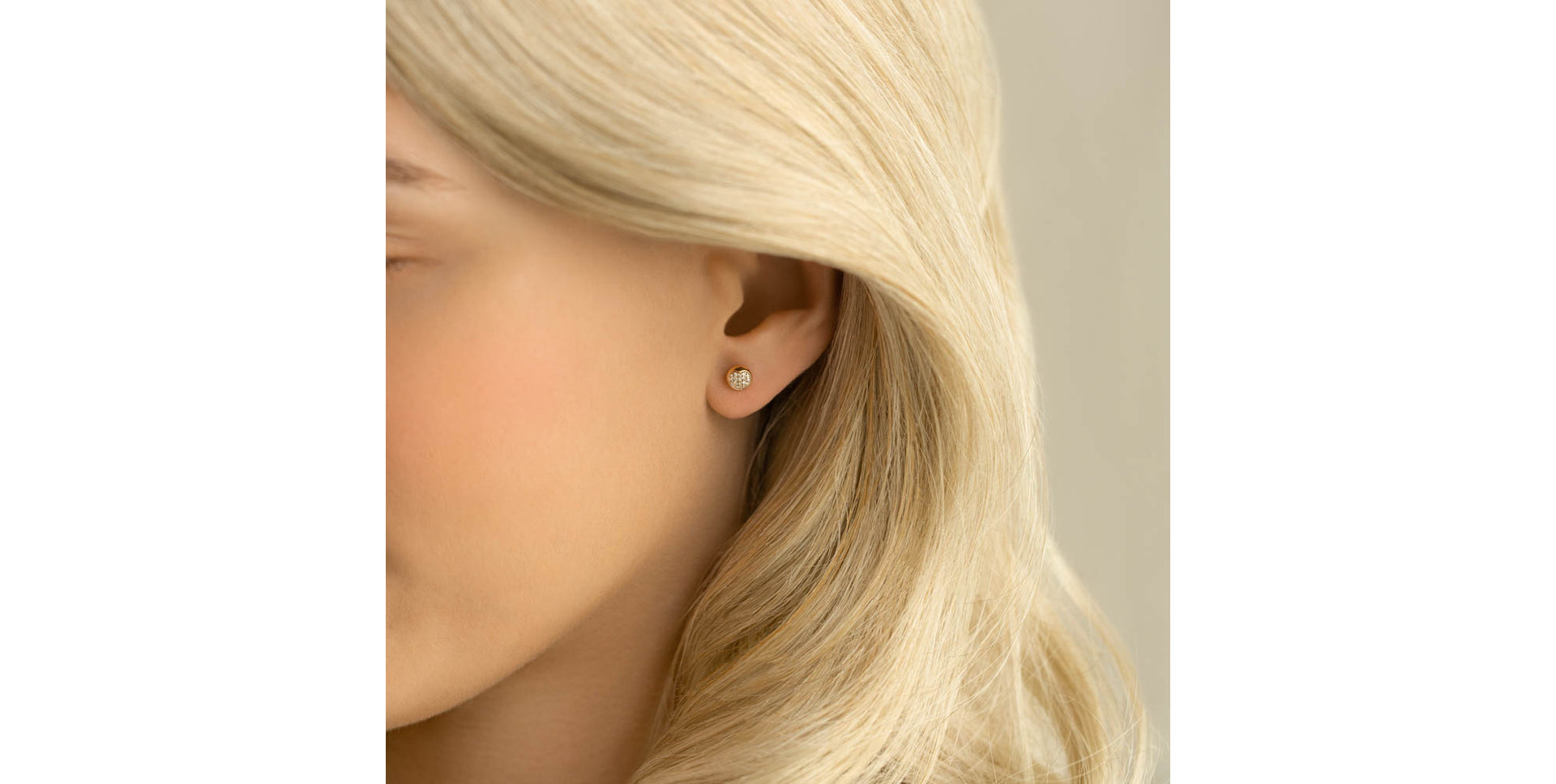 Náušnice s diamantmi Charming Dots