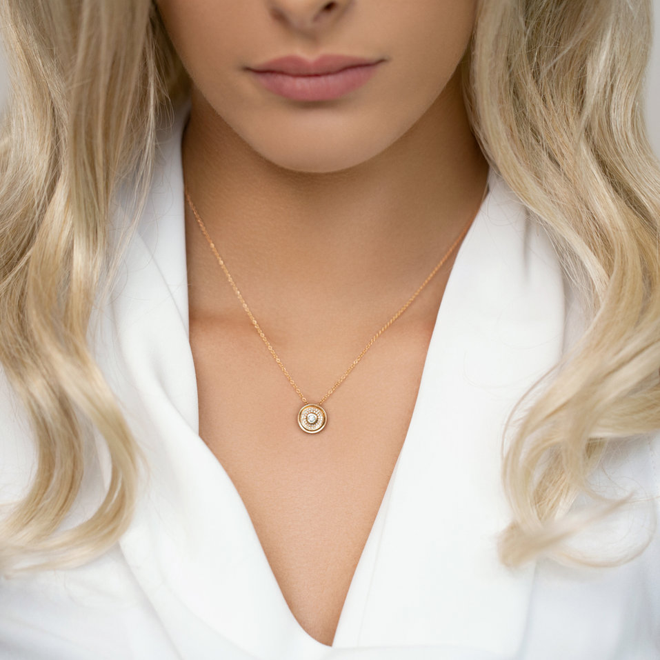 Náhrdelník s diamantmi Miracle Space