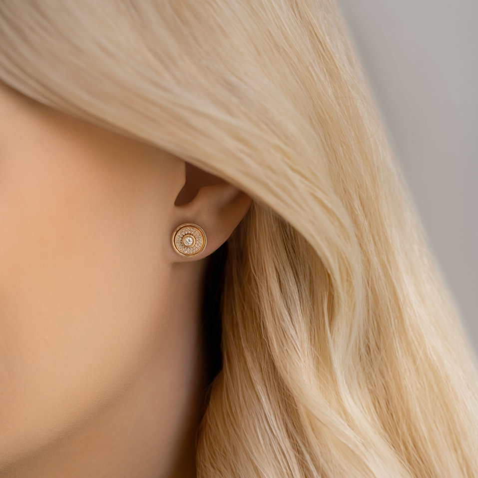 Náušnice s diamantmi Miracle Space