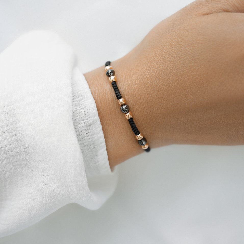 Náramok s čiernymi diamantmi Dark Spell