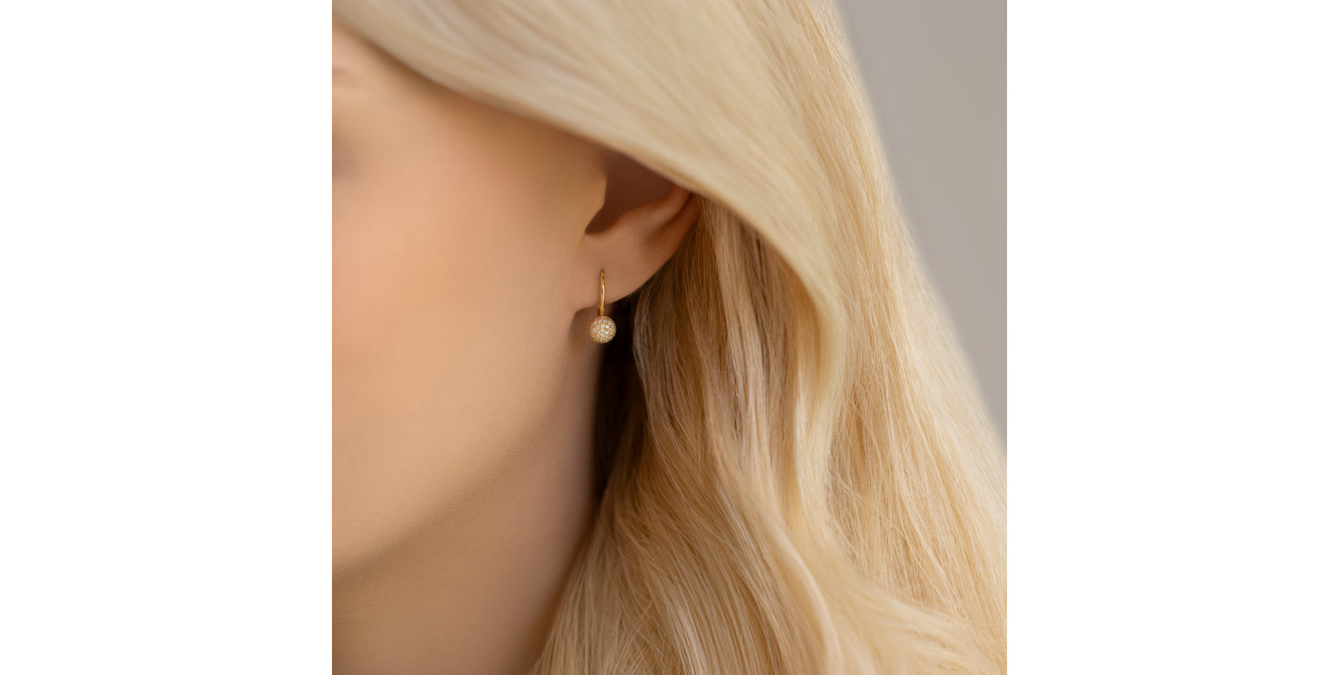 Náušnice s diamantmi Glamorous Charm