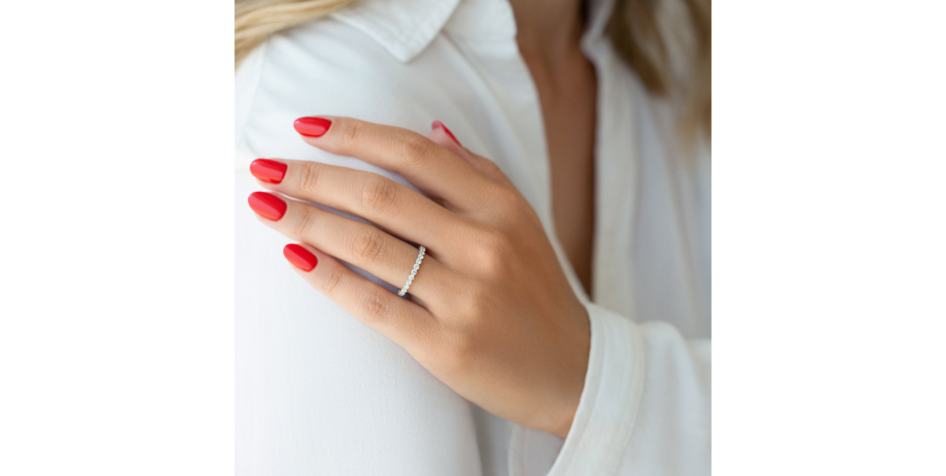 Prsteň s diamantmi Delicate Glow