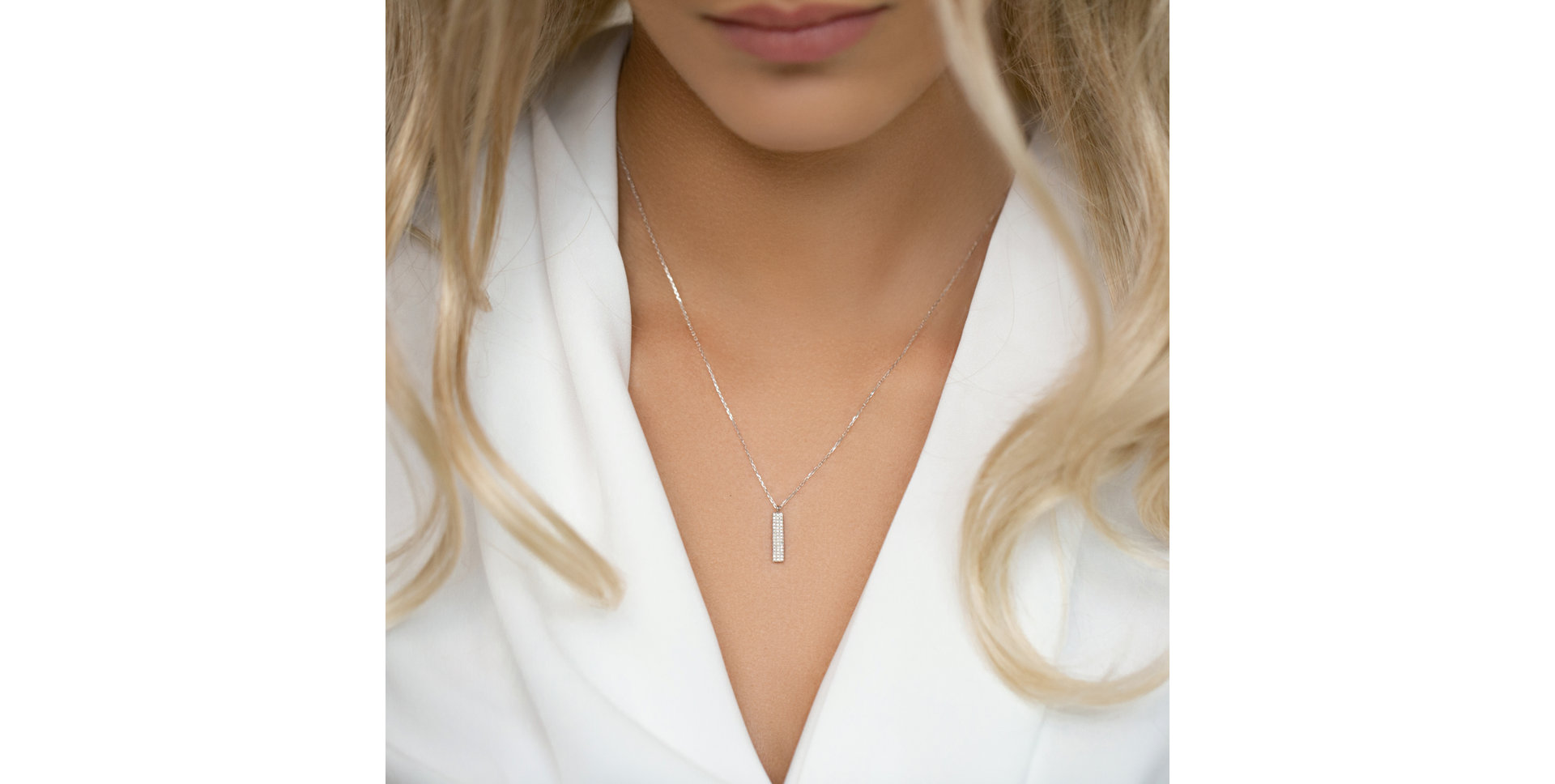 Náhrdelník s diamantmi Butter Straw