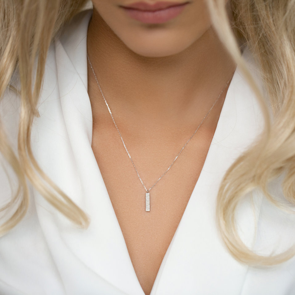 Náhrdelník s diamantmi Butter Straw