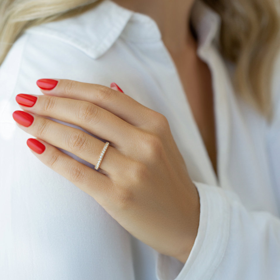 Prsteň s diamantmi Eternal Beauty