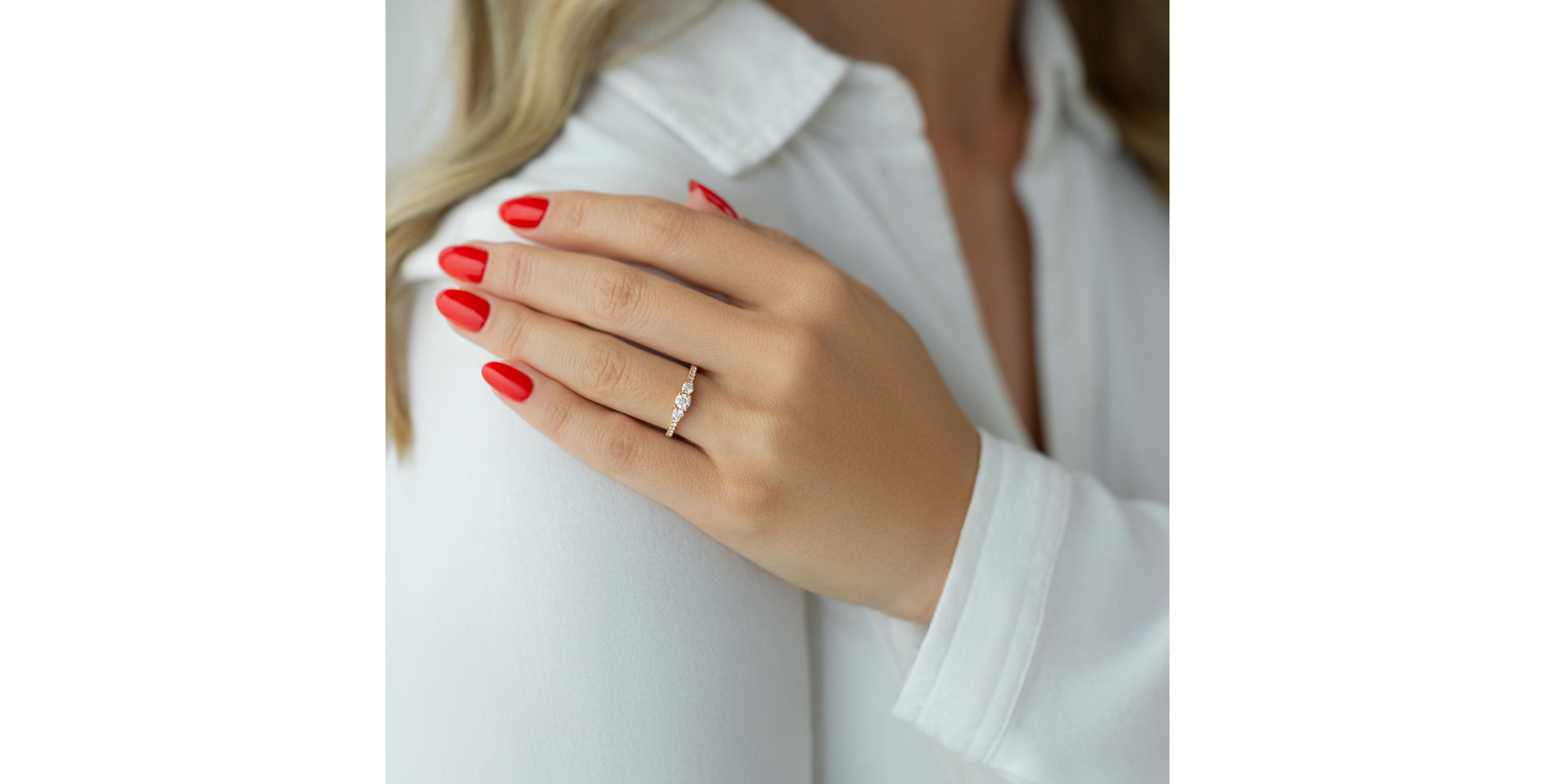 Prsteň s diamantmi Médard