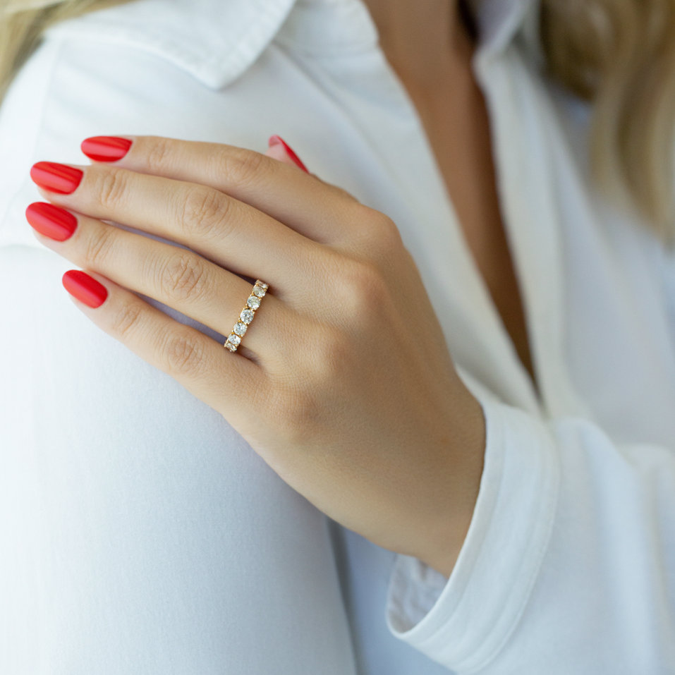 Prsteň s diamantmi Sheer Elegance