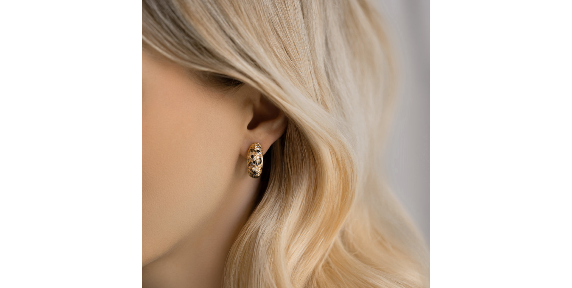 Náušnice s farebnými diamantmi Inferno Angel