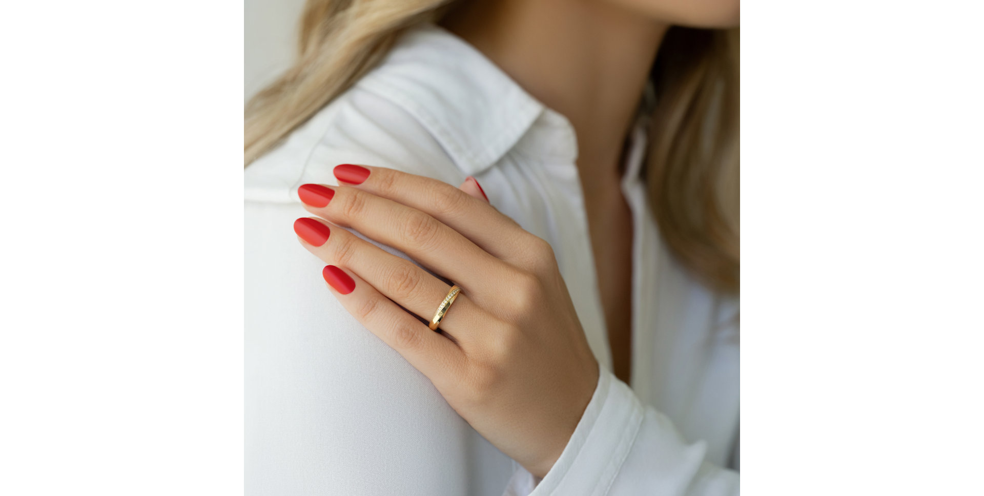 Prsteň s diamantmi Spark Line