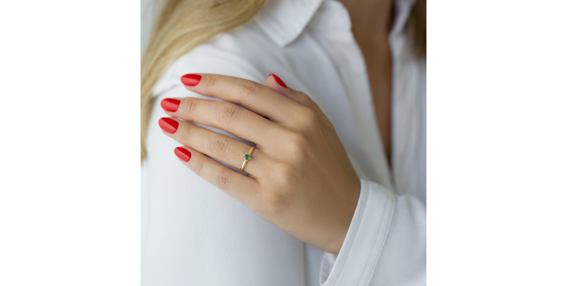 Prsteň so smaragdom Eternal Joy