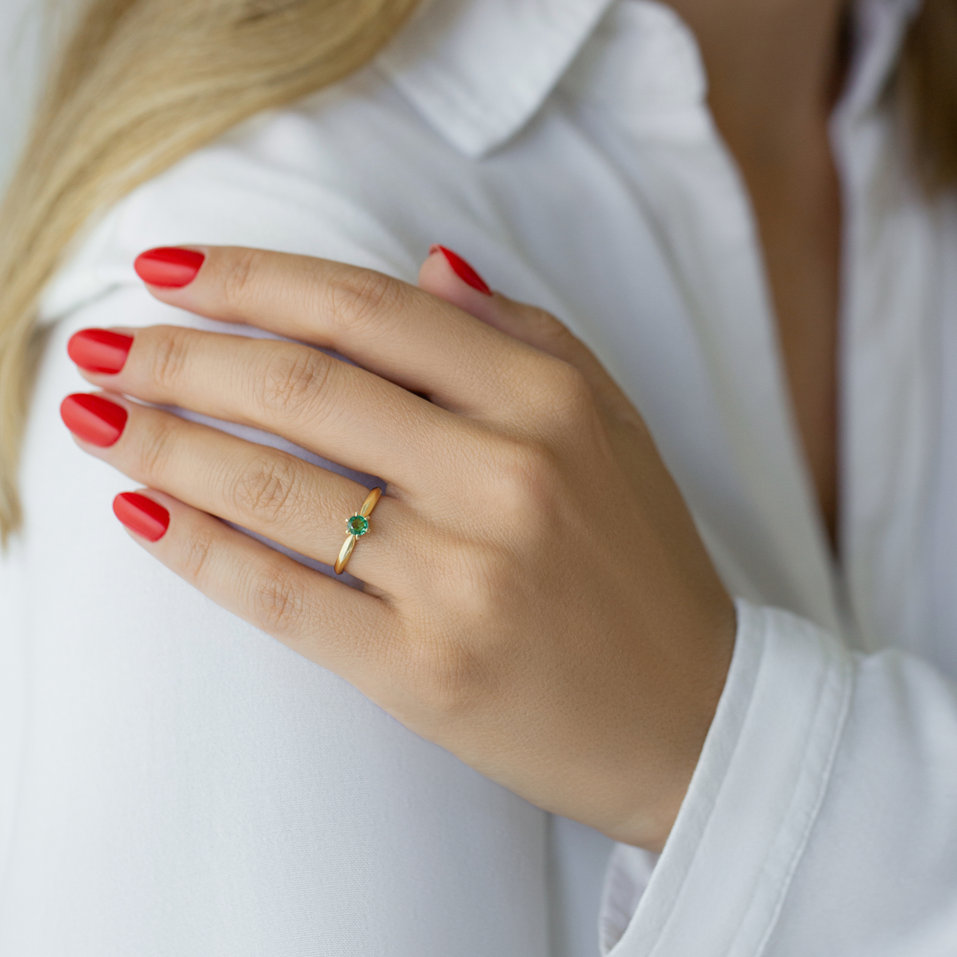 Prsteň so smaragdom Eternal Joy