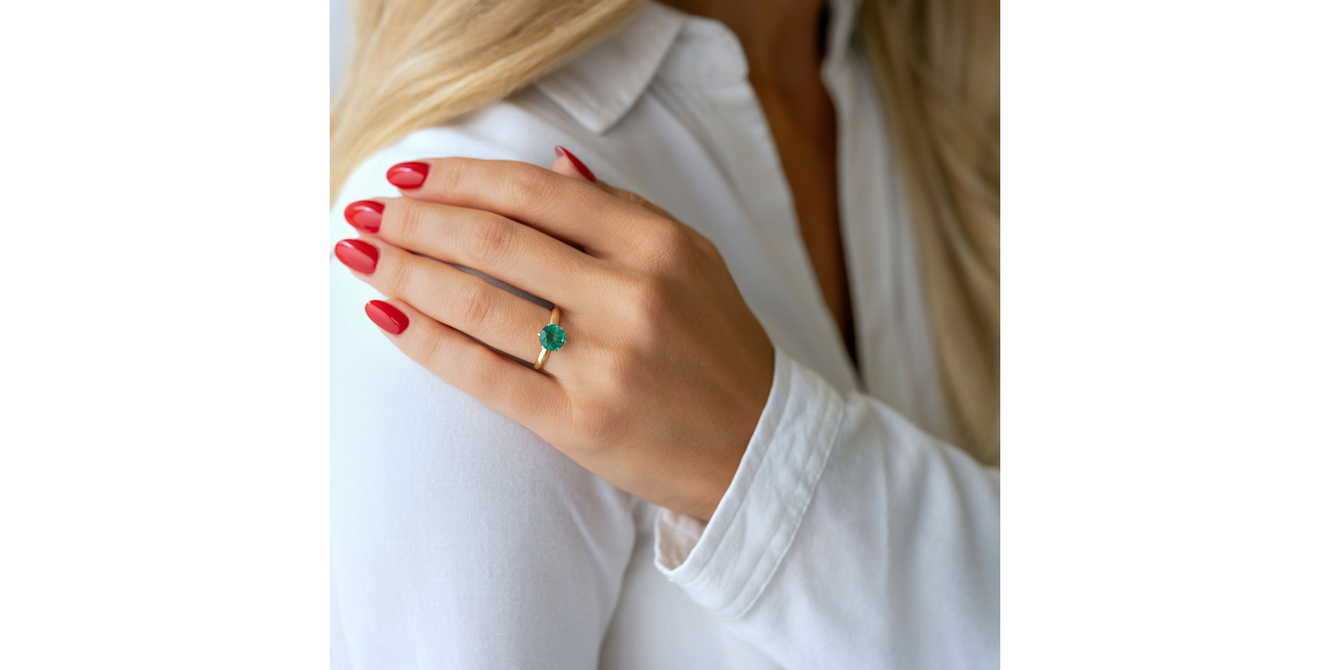 Prsteň so smaragdom Eternal Joy