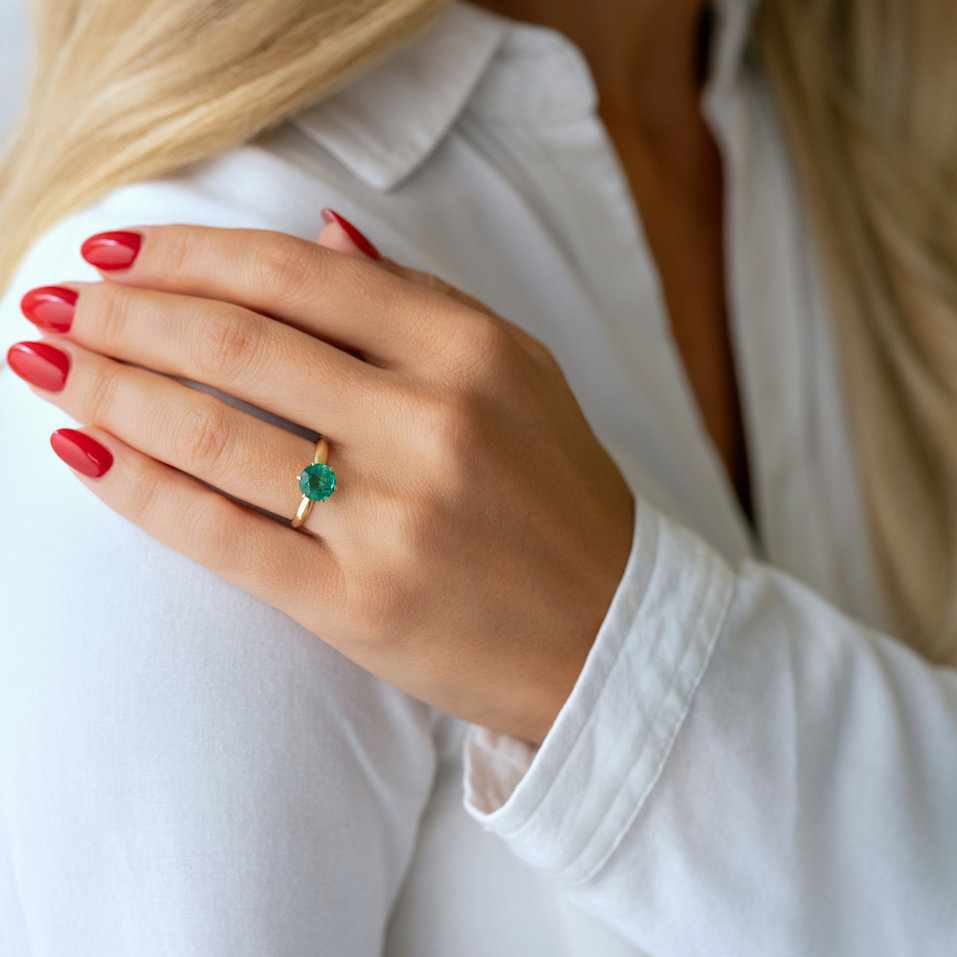 Prsteň so smaragdom Eternal Joy