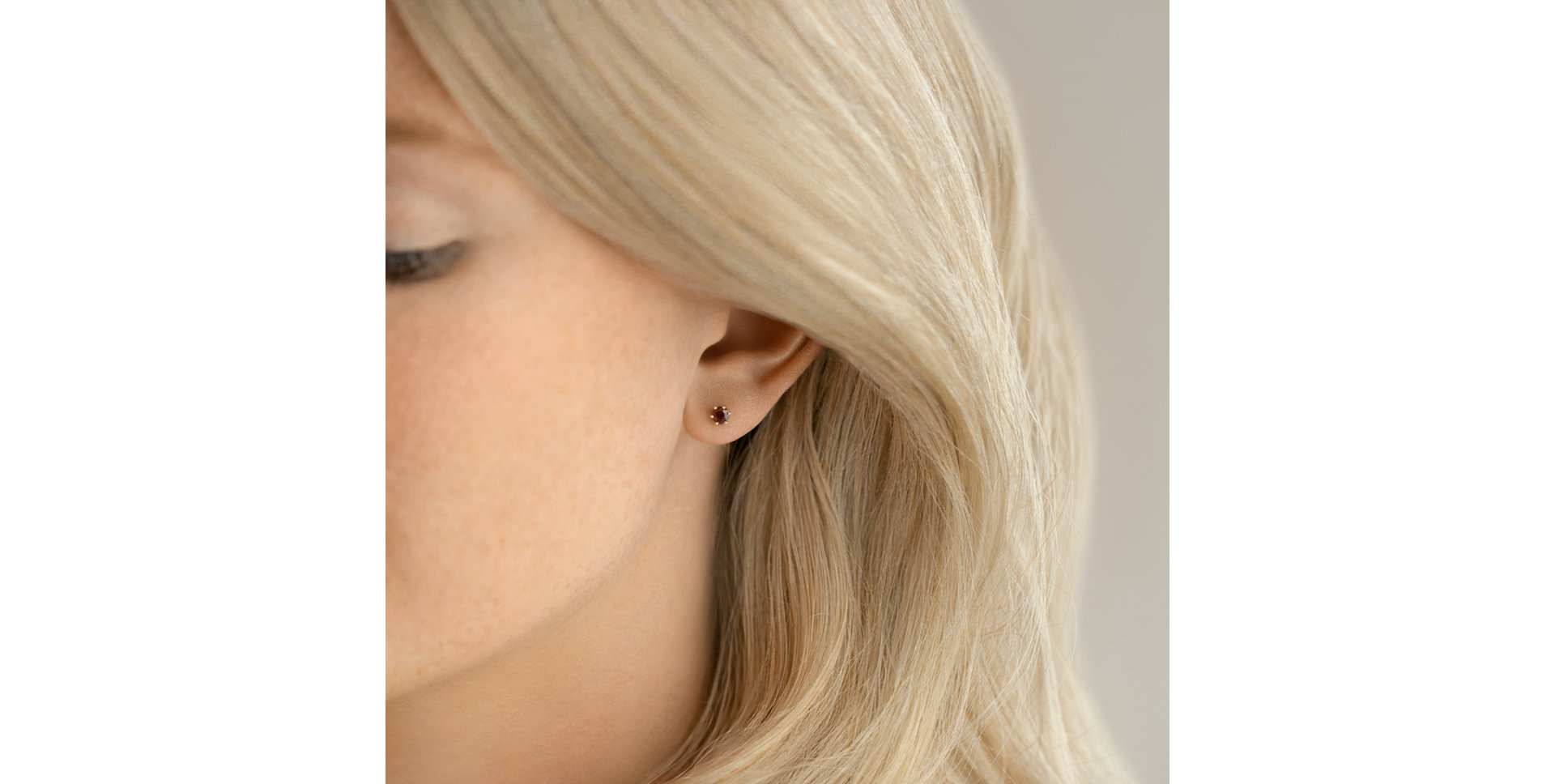 Náušnice s rubínom Vesper Romance