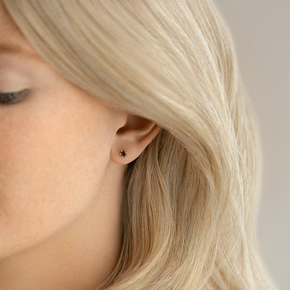 Náušnice s tanzanitom Vesper Romance