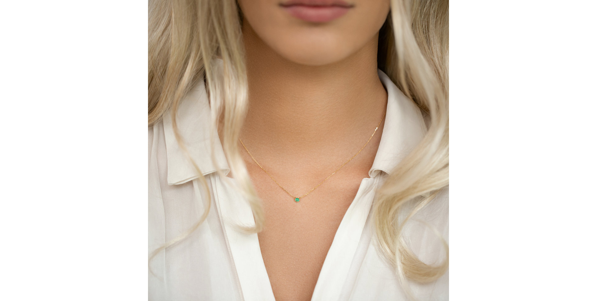 Náhrdelník s rubínom Essential Drop