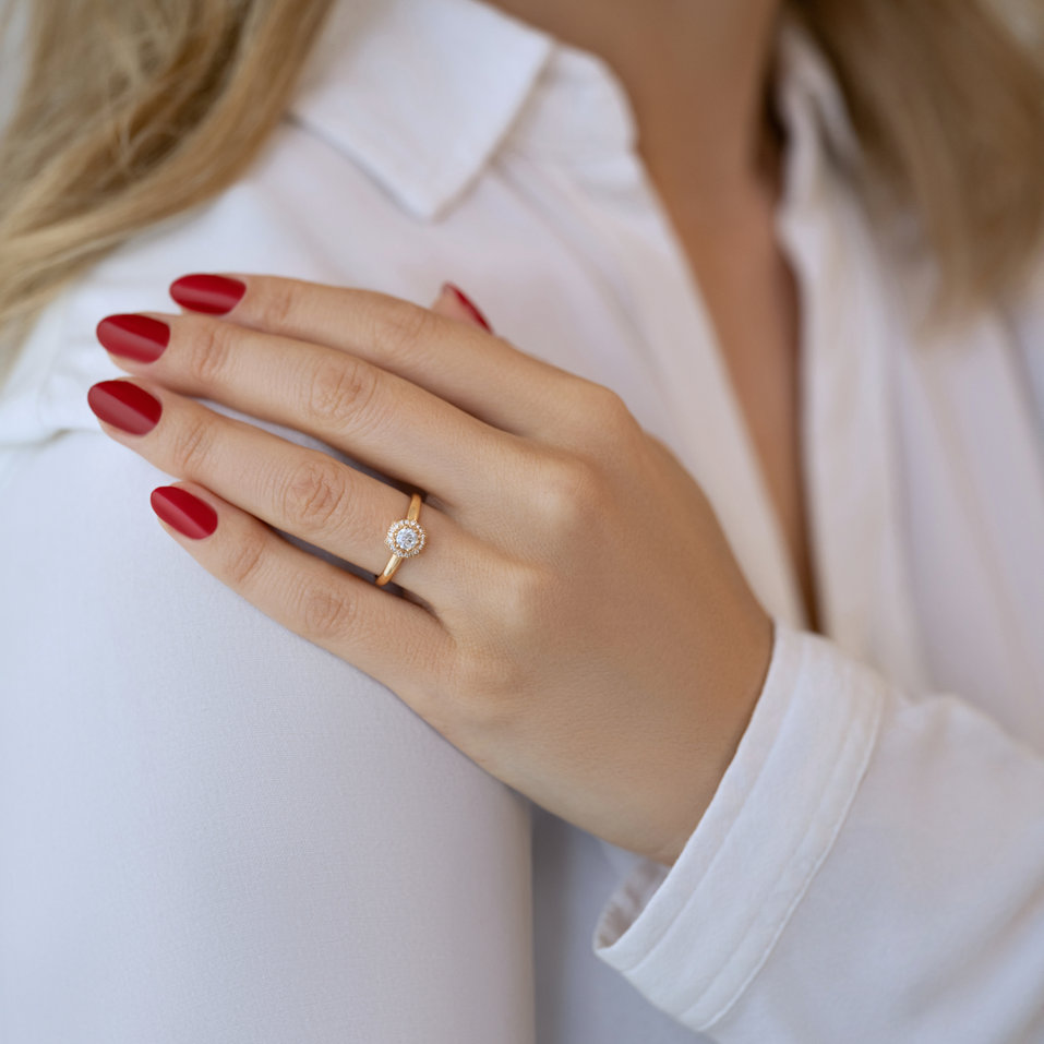 Prsteň s diamantmi Lonelly Lionello