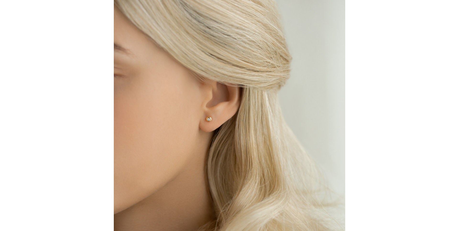 Náušnice s diamantom Sparkling Drops