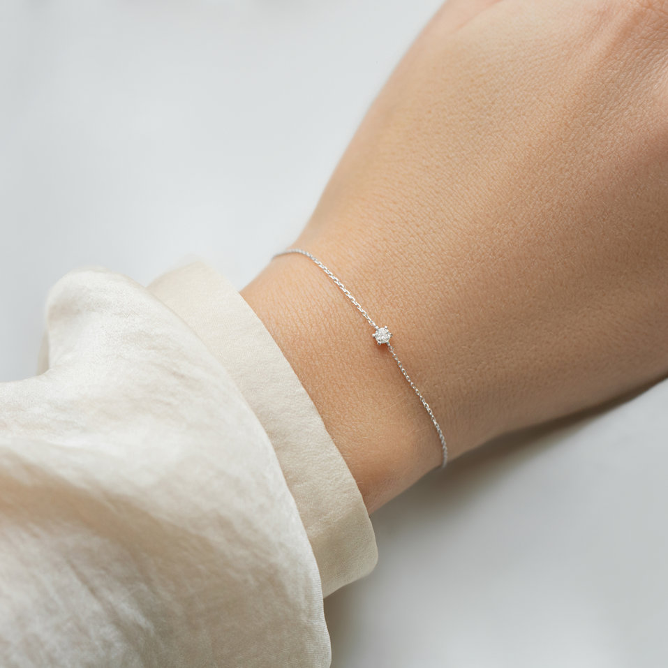 Náramok s diamantom Essential Shine