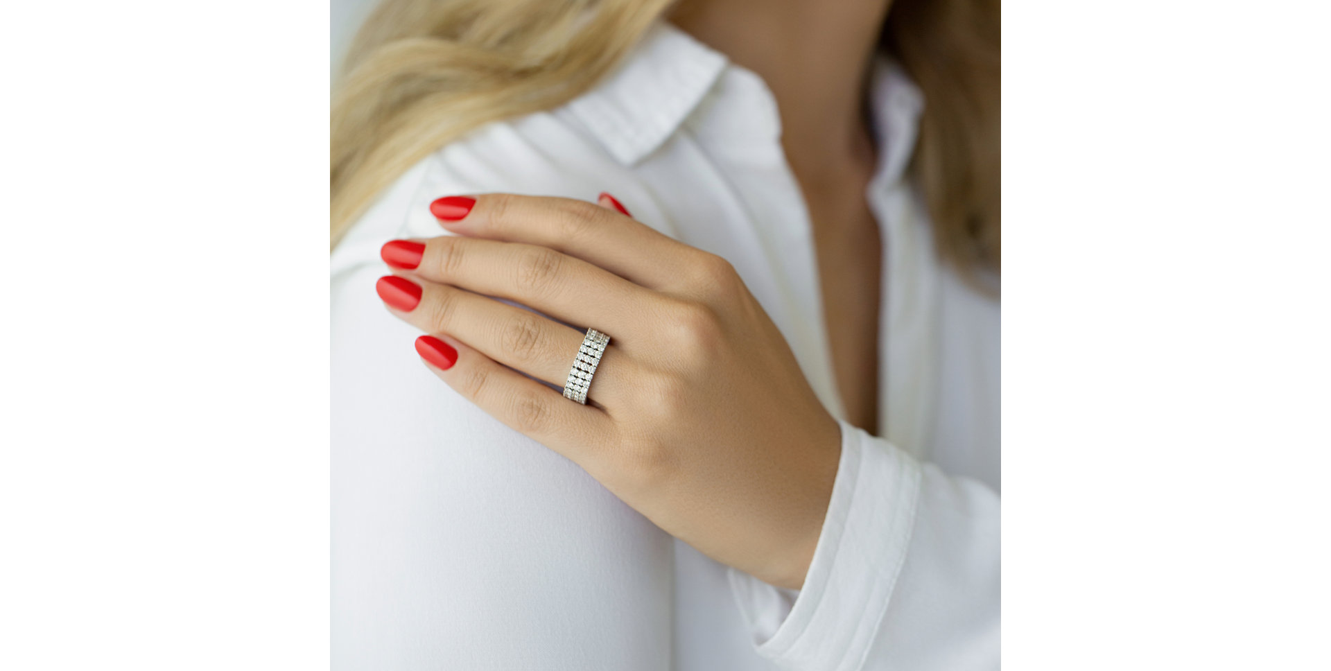 Prsteň s diamantmi Forever Shine