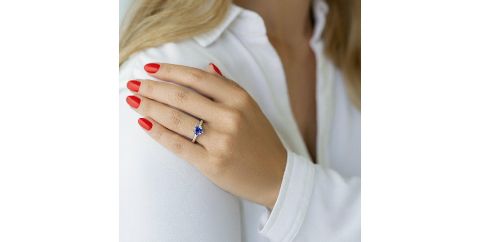 Prsteň s tanzanitom Peaceful Rpirit