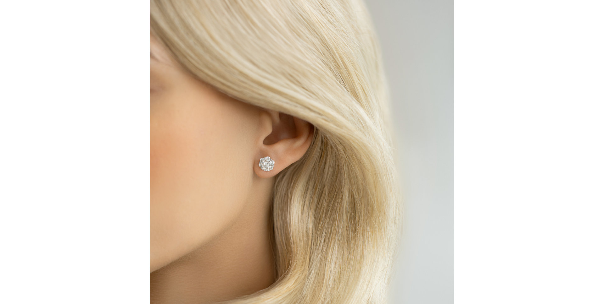 Náušnice s diamantmi Icy Luxury