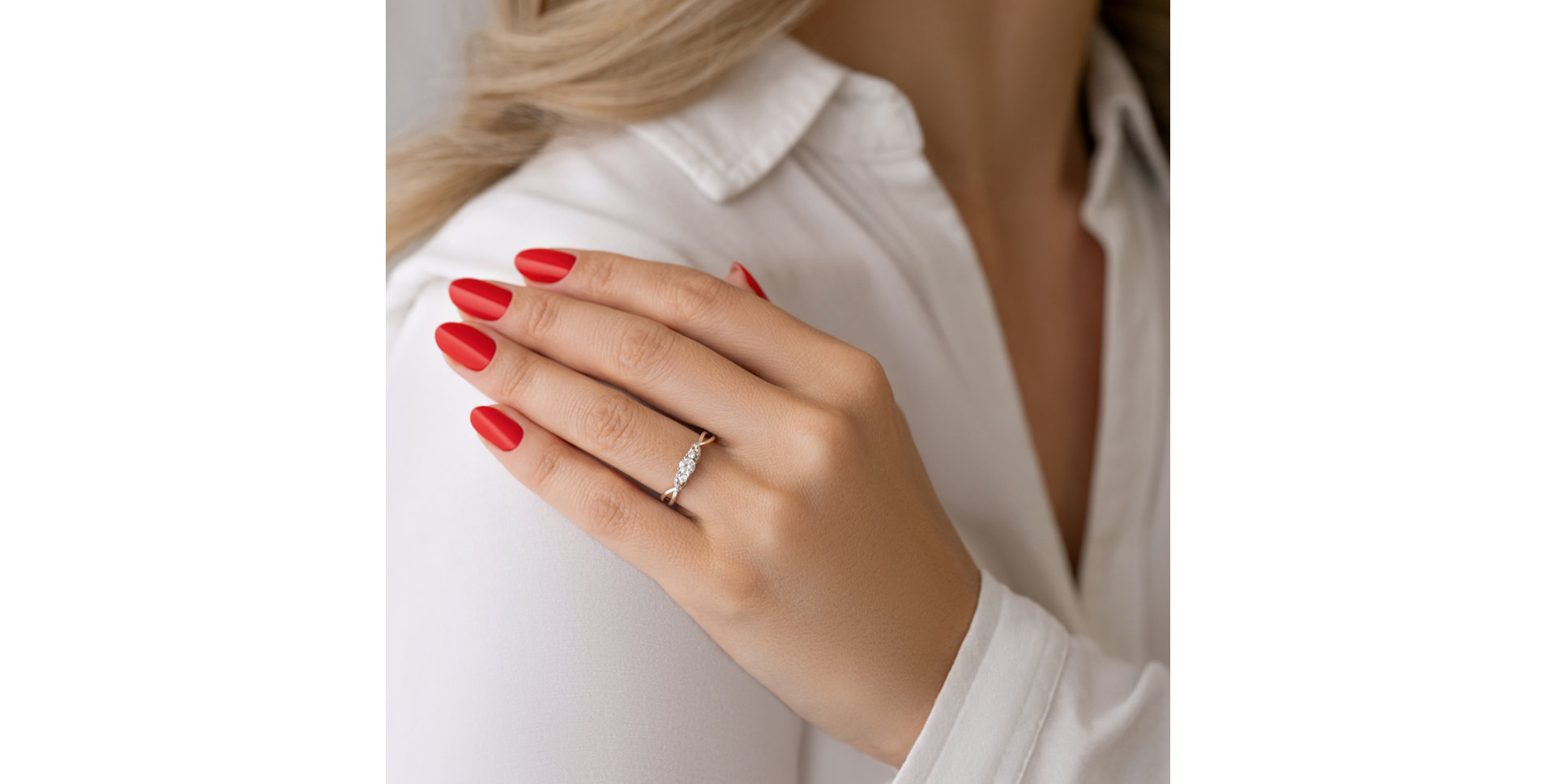 Prsteň s diamantmi Angel Love