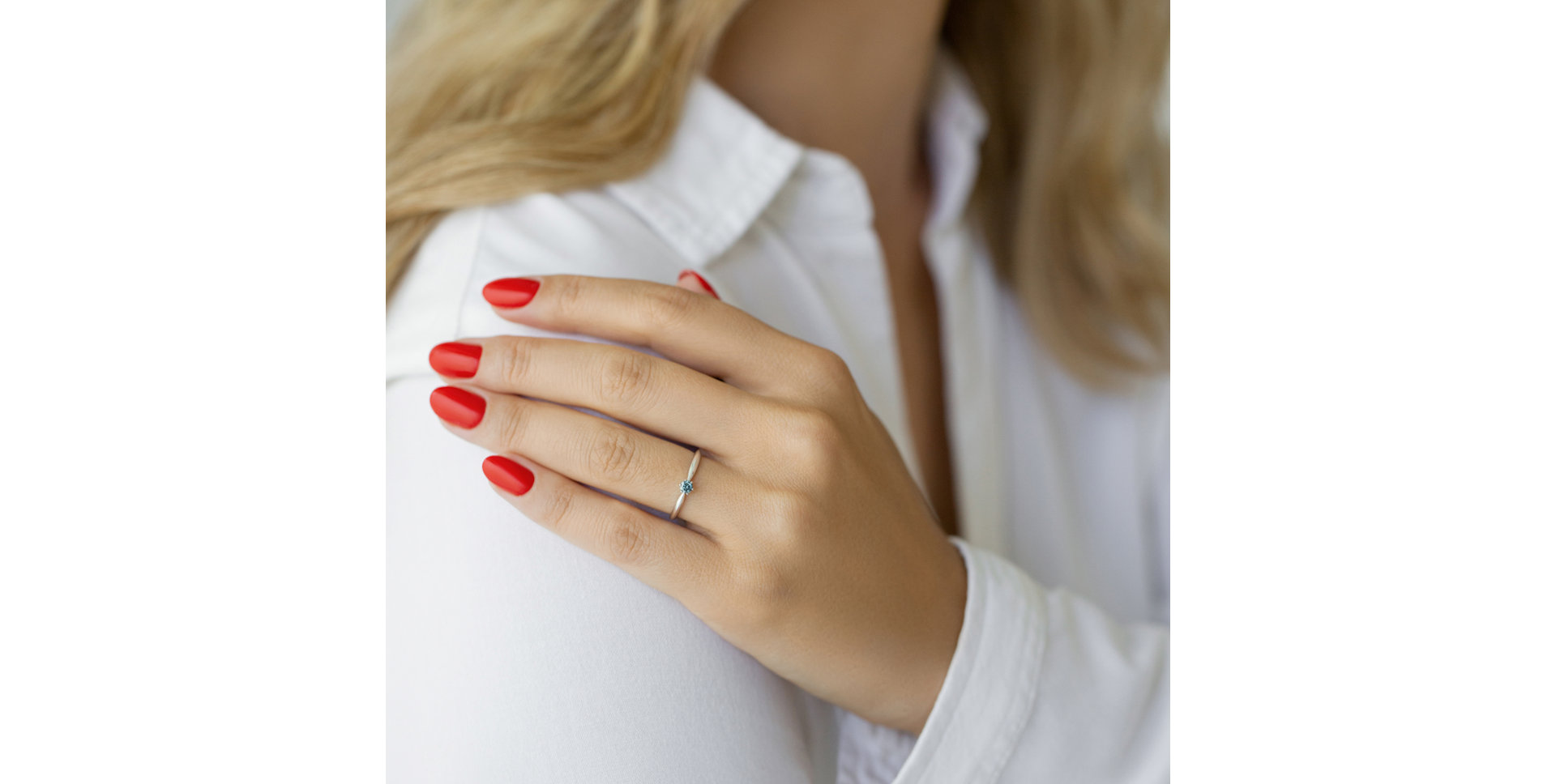 Prsten s diamantom Eternal Joy