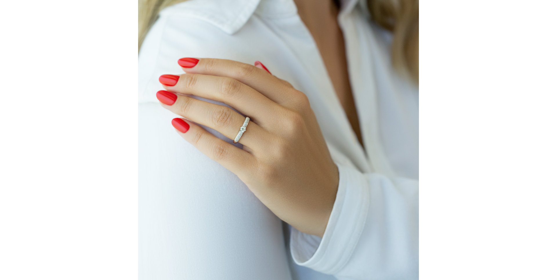 Prsteň s diamantmi Niedamir